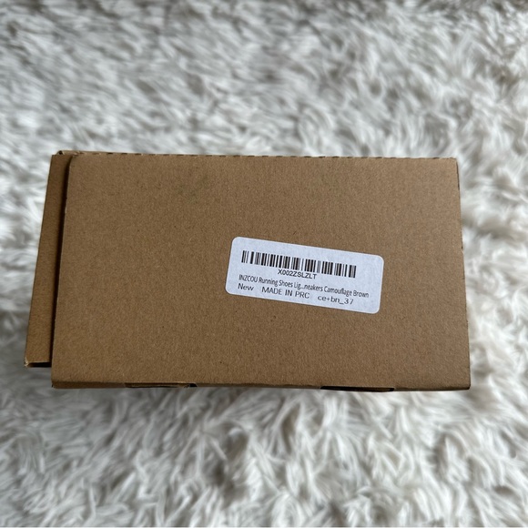 Inzcou Amazon Running Shoes Lightweight Camo Brown New In Box Size 7 - Picture 9 of 9